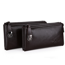 New mens hand bag business hand bag Korean version of the youth mens bag Mens hand bag hand bag clip bag soft leather