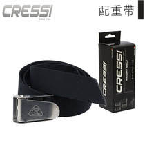 Italian CRESSI Deep diving counterweight belt counterweight with counterweight lead belt
