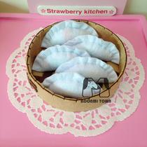(Finished goods in stock)Non-woven dumplings Finished Chinese dim sum Home toys Home decoration ornaments