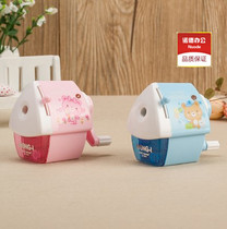  Able 0644 Cartoon Cottage Pencil Sharpeners Delicate Mini Pencil Sharpeners Hand Roll Pen Knife Turn Pencil Knife