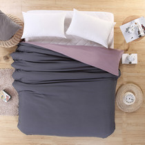 Loya Xuan Spring Summer Quilt Cover Home Bed Supplies Vegetarian Color Double Parquet Student Dormitory With Quilt Cover Brief pure color