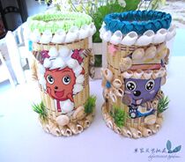 Natural shell sea snail Heineo 15 cm pen holder Haibe