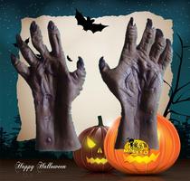 Halloween Horror Monster Ghost Gloves Foot Secret Room Ghost House Dead God Equipped Cos Zombie Ghost Props Shooting Performance