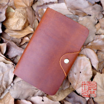 Clay art retro vintage leather casual wallet Handmade first layer cowhide mens wallet womens wallet