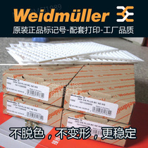 Original Weidmiller terminal number marker plate printing custom DEK6 DEK8 WS12 6 DEK5