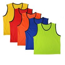 Childrens adult football basketball mesh confrontation suit Vest Team uniform Vest mesh breathable can be printed DIY