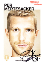 Mortsak German national teams four-star version of the autograph official card