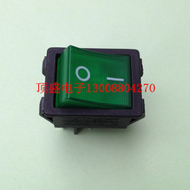 Taiwan 32 * 25 large boat type switch 20A125V16A250V open pore 30 * 22 quad green light with certified HPR
