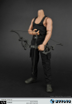 Sanyou ZY ZY16-12 1:6 black vest combat pants 1:6 Rambo tough guy soldiers special spot