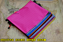 Document bag A4 zipper canvas file bag waterproof color ball pattern student test paper storage bag Oxford cloth thick