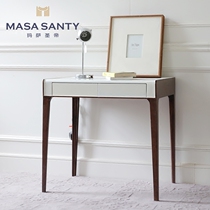 Nordic Black Walnut Wood Desk Small Table Designer Small American Style Board Room Book Room Bedroom Furniture Custom