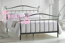 yD461 iron bed Nordic simple double bed Princess bed 1 5 meters iron bed frame single bed 1 2 meters 1 8