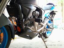 Shengshi ZONTES Ghost Motorcycle ZT250-S modified stainless steel competitive bar bumper protection Bar