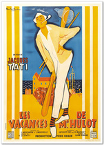 Mr. Yu Luo's Holiday Jacques Tati Film Poster Art Film Decorative Painting 2