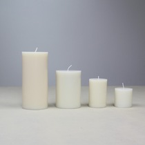 5 * 5 5 5 * 7 7 * 10 7 * 15 7 * 20 Ivory White Smoke-free Odorless Birthday Wedding head Cylindrical Candle