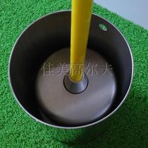 19MM Ball Hole Cup Golf Stainless Steel Dongle Cup Practice Field Kuling Flagpole Dongle Cup Stadium Accessories Banner flag noodles