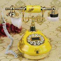 Pastoral style retro creative phone antique ceramic wedding supplies vintage home antique solid cable phone landline