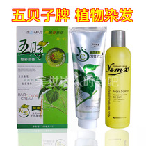 Pure plant hair dye cream 1000mL black wine red color but sensitive ointment