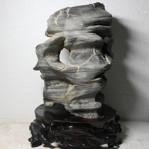 Songhua stone stone stone Maoshi original stone Wuling stone perforated stone ornamental stone ornamental stone ornamental shape pictographic stone skeleton