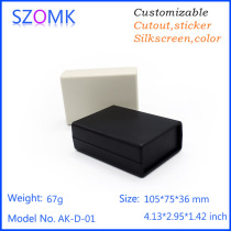 AK-D-01 105*75*36 desktop instrumentation test case display box plastic case DIY housing