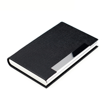 Mens large capacity business card holder Womens fashion creative business card box Free lettering custom annual meeting gifts