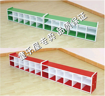 Kindergarten shoe cabinet playground shoe cabinet childrens shoe cabinet toy rack storage cabinet plate double shoe cabinet plate cabinet