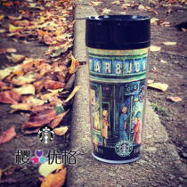 Starbucks original limited Parker Market hand-painted oil painting accompanying cup(out of print)