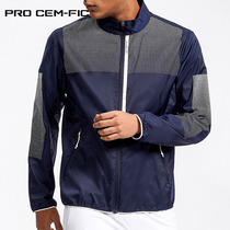 2020 new sunscreen mens slim and breathable running sports jacket skin coat summer handsome Han version anti-wear