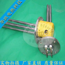 Electric water tank heating tube furnace flange type electric heating tube disc flange electric heating tube common specifications non-standard customization