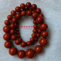 Shennongjia plum chicken blood stone Shennong Red Dahongpao chicken blood jade tower bead necklace bracelet