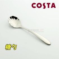 Foreign trade export UK costa stainless steel Western food sugar spoon shell spoon sugar more Western food tableware