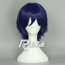 The main chancellery loveive sex transfer garden field sea unblue short hair cosplay cartoon wig false hair