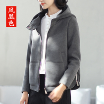 Phoenix color 2021 autumn new short coat women loose thick short casual Korean jacket autumn coat tide