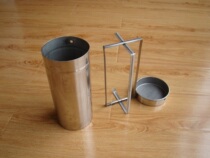 Stainless steel 90mm stainless steel petri dish disinfection barrel 90mm petri dish sterilization barrel barrel