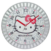 Hello Kitty silver angel ultra-quiet mount clock JM-W5612KT-A