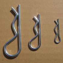 Lock pin cotter pin wave pin B- shaped pin R-shaped pin hairclip Pin Pin iron plated white zinc M3 M2