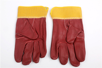 Industrial grade welding gloves f protective gloves Cowhide wear-resistant high temperature resistant thickened extended welding supplies special price