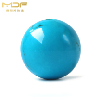 High Blue Sleeping Beauty Imitation Green Pine Stone Loose Beads Round Pearl Diy Handmade Ornament Accessories Diamond Bodhi Hand Strings Matching Beads