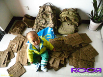 US USA original magnesium Army military regulations side panel bag-accessory bag-running bag-arm bag military fan bag