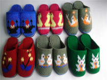 2016 handmade home wedding wool slippers non-slip wear-resistant comfortable bottom and help surface full wool hooking