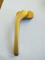 Broken Bridge Insulation Aluminum Alloy Window Yarn One Outside Flat Open Upper Overhang Outside Suspended Crooked Handle Twill Handle Twill Handle.