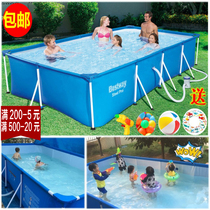 bestway clip nets pvc plus high adult swimming pool resistant to sunburn and abrasion resistant nursery pool metal tube rack pool