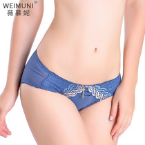  Vimuni womens panties Hip-raising mid-low waist striped briefs sexy panties womens matching panties