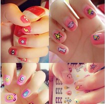 Nail Polish Sticker South Korea Beauty Nail Sticker Flower Diamond Lightning Nail Sticker Beauty Child Fingernail Stickler Nail Sticker