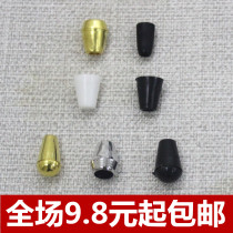 Plastic bell rope buckle single hole pendant trumpet tail buckle pendant bead cap button garment accessories