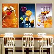 Fruity wine glass triptych cross embroidery 2021 new thread embroidery living room dining room large dining room self-embroidery handmade