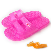 2022 summer flat heel crystal princess home anti-slip ladies word garden anti-odor feet cool net red female slippers