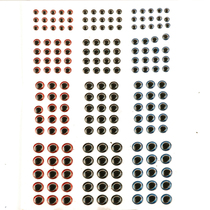 Laser fisheye 3D simulation fisheye fake bait Road Asian DIY animal eye fishing gear accessories binding material