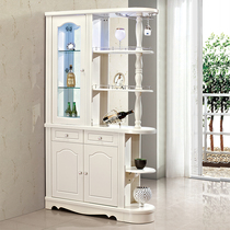 European-style Screen Cabinet Room Cabinet Solid Wood Living-room Bifacial Cabinet Partition Xuanguan cabinet Wine Cabinet Decorated Cabinet Door Hall Cabinet Shoes Cabinet