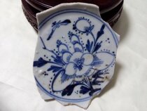 Early Qing Dynasty Flowers Blue and white ancient porcelain pieces Porcelain antique specimens Fidelity package Old porcelain bowl bottle cup pot pot plate